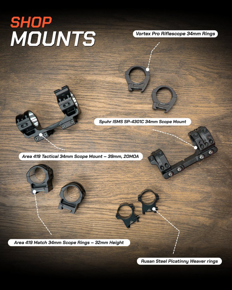 Optic_Warehouse's tweet photo. Upgrade your setup with the right mount.
From precision scope mounts to rings, find the perfect fit at Optics Warehouse.
๐ https://t.co/58vYFWIuBn
#OpticsWarehouse #ScopeMounts #ScopeRings #RifleAccessories #PrecisionShooting #ShootingSports #RifleSetup #Optics https://t.co/6eXNMI2ZtO