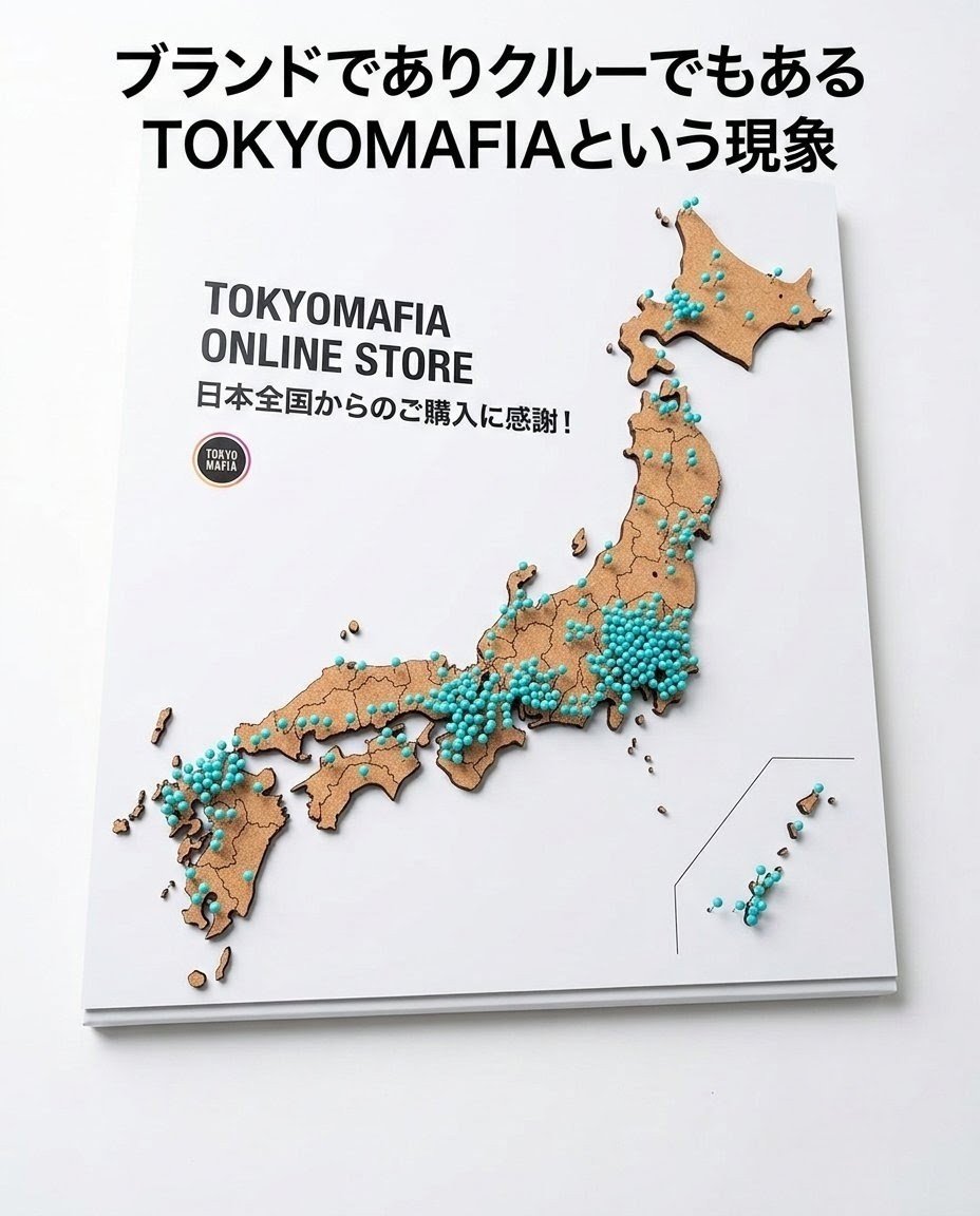 TOKYOMAFIAPARIS's tweet photo. ファッション、アート、音楽、そしてイベント。
TOKYOMAFIAを一つの領域で定義することはできない。
​手にする者すべてがクルーであり、ブランドのファミリー。
​これは単なる“存在”ではなく、
人とカルチャーが交わることで立ち上がる“現象”だ。

​TOKYOMAFIA https://t.co/MqkZY53w64
