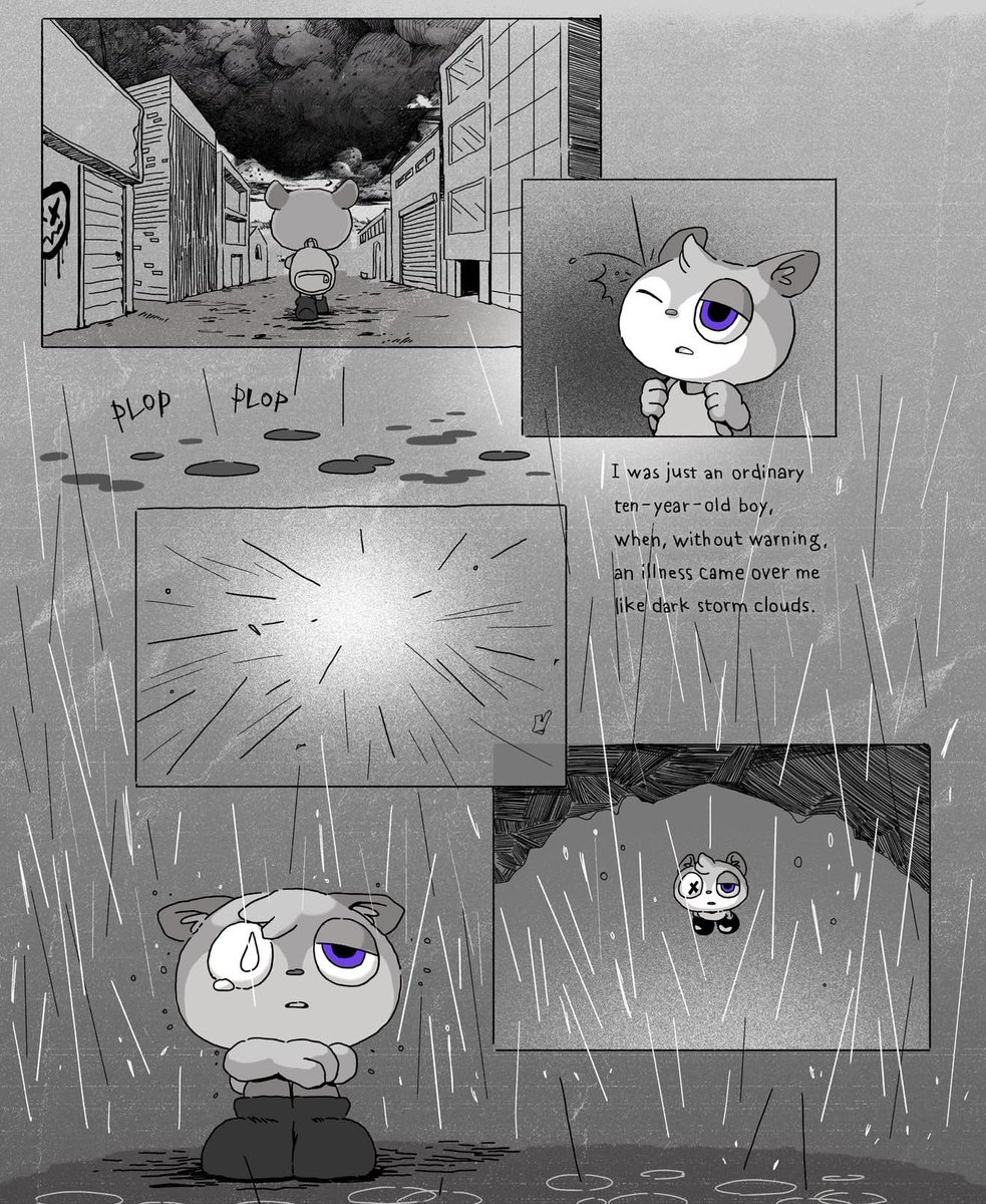 tylinqt's tweet photo. the fact that gliddy story starts with “i was just an ordinary ten-year-old boy, when, without warning, an illness came over me like dark storm clouds”

now it all makes so much sense 😭 https://t.co/DrqpRA2Lwg