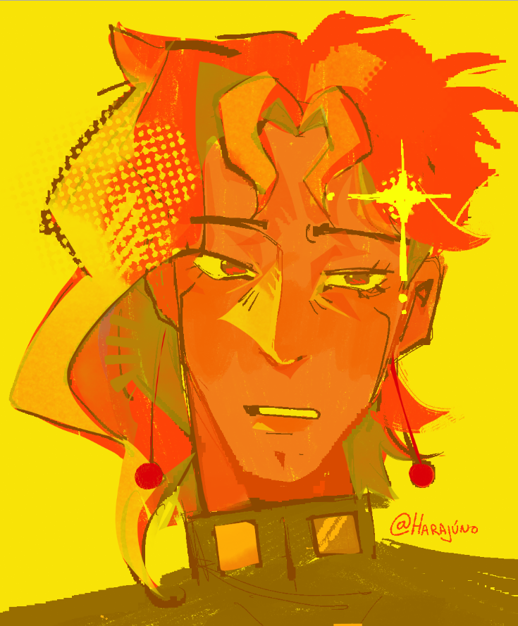 hj0riis's tweet photo. kakyoin piece im not crazy about https://t.co/g2gFIMcFvP