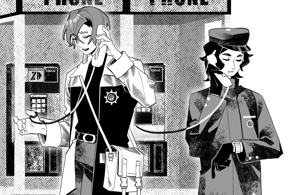Dante_1311pd's tweet photo. "When are you coming for dinner?" 
They are calling their parental figures. 
For Zanka, its Enjin. 
And for Dante, his "father". 
#zanka #occhar #yumetwt https://t.co/IzDLssuUqN