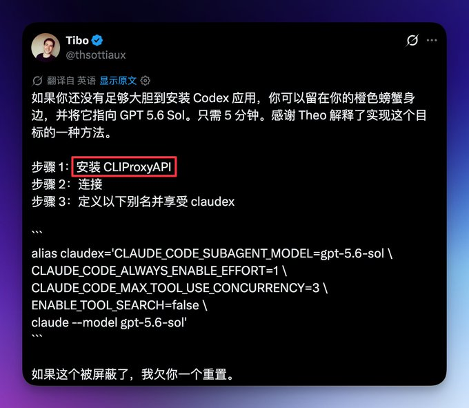 aehyok's tweet photo. 卧槽，原来这就是重置小王子 Tibo 推荐的 Codex 正确打开方式

简单来说就是让你订阅的 Codex 和 Claude 把额度代理出来，使用在别的工具中。

非常适合现在在用 Workbuddy、Pi、DeepSeek Harness、OpenClaw、Hermes Agent 的朋友。

你甚至可以把它装在 Grok Bot 中，来给 Grok Bot 打工也是完全没问题的。