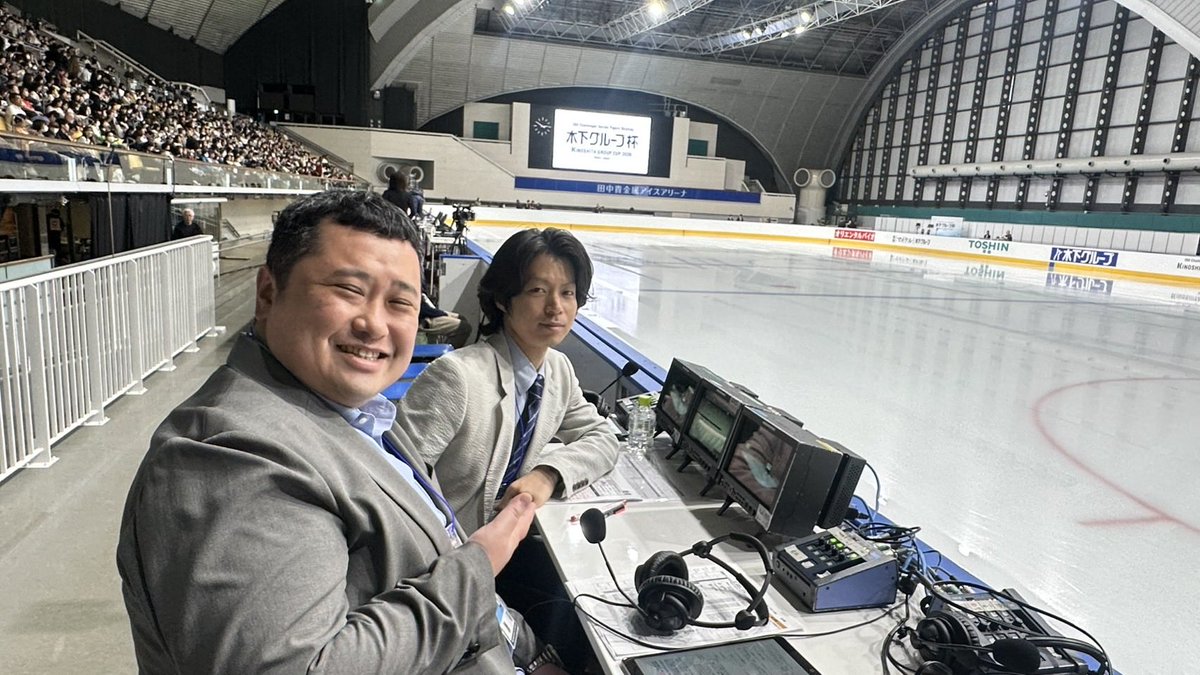 figureskate5ch's tweet photo. 📺チャレンジャーシリーズ日本大会

🌟男子ショート解説は
‘14 世界選手権  🥈
國學院大學 准教授　#町田樹 さん
実況は大西洋平アナウンサーでお送りします！🗣️

CSテレ朝チャンネル2で午後3時〜
男女ショート「生中継」⛸✨

皆さんで応援しましょう📣
#テレ朝フィギュア https://t.co/sxzQC0I5Je