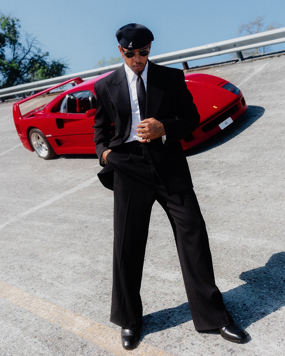 HYPEBEAST's tweet photo. This amount of aura cannot be street legal. Get in there Lewis 🗣️ https://t.co/K3NAR4QYmJ