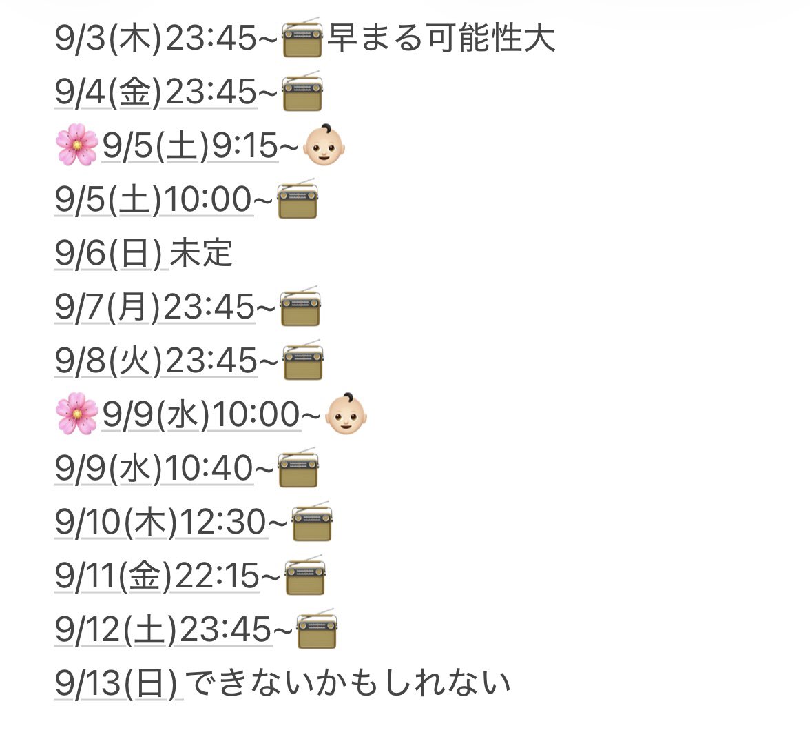 mixchamk's tweet photo. 予定更新🆕
🌸FCです！がんばる！ https://t.co/nDz6kFIBJr