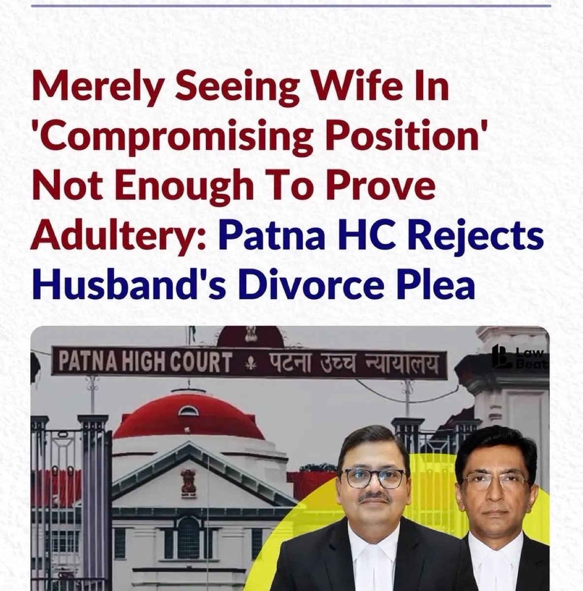 Rads0071's tweet photo. Another gem from the great Indian judiciary  

Your wife's HD video is not enough. 

Their should be hardcore Ghapa Ghap a action.

Then only it's adultery 

Enjoy 😍 https://t.co/aQLslthwSm