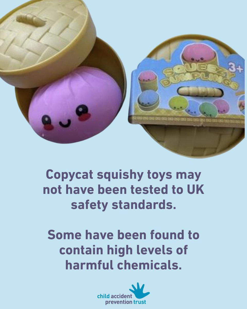 CAPTcharity's tweet photo. Does your child love squishy toys? They’re the latest collectable craze with so many designs and colours to choose from. But they could be dangerous. Swipe to see some of the main concerns.

To learn more visit: https://t.co/ladzS5fell

#SquishyToys #ChildSafety #ChildHealth https://t.co/PmXHsg4Xx2