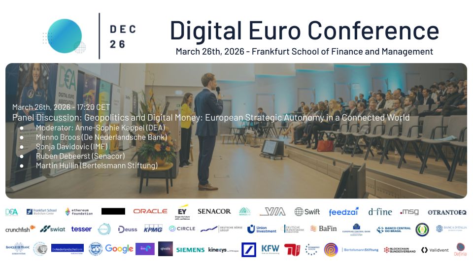 DigiEuro's tweet photo. When does interdependence become a strategic risk? At #DEC26, experts explored Europe’s dependencies across #payments, #cloud, digital #identity &amp; critical infrastructure — and what strategic #autonomy should mean in practice. 🎥 Watch the panel: https://t.co/UHa3bziAEw https://t.co/Yb9ZaRB6hY