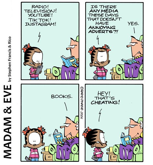 madamevecartoon's tweet photo. #books #readbooks https://t.co/Mh3j7KtH4M