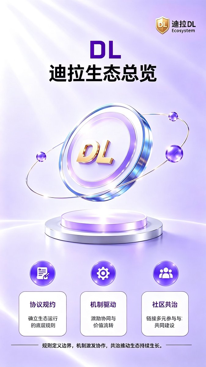 sky1814947's tweet photo. 🔍读懂生态，先读懂运行逻辑
 
协议确立底层规则，
机制驱动协同运转，
共治链接每一份参与。
 
从底层规约到生态协作，
每一层都承载独有的价值。
 
🌐看清架构，读懂生态内核。
 
#迪拉DL #生态解析 #协议机制 #社区共治 https://t.co/u7ZDrLbCH2