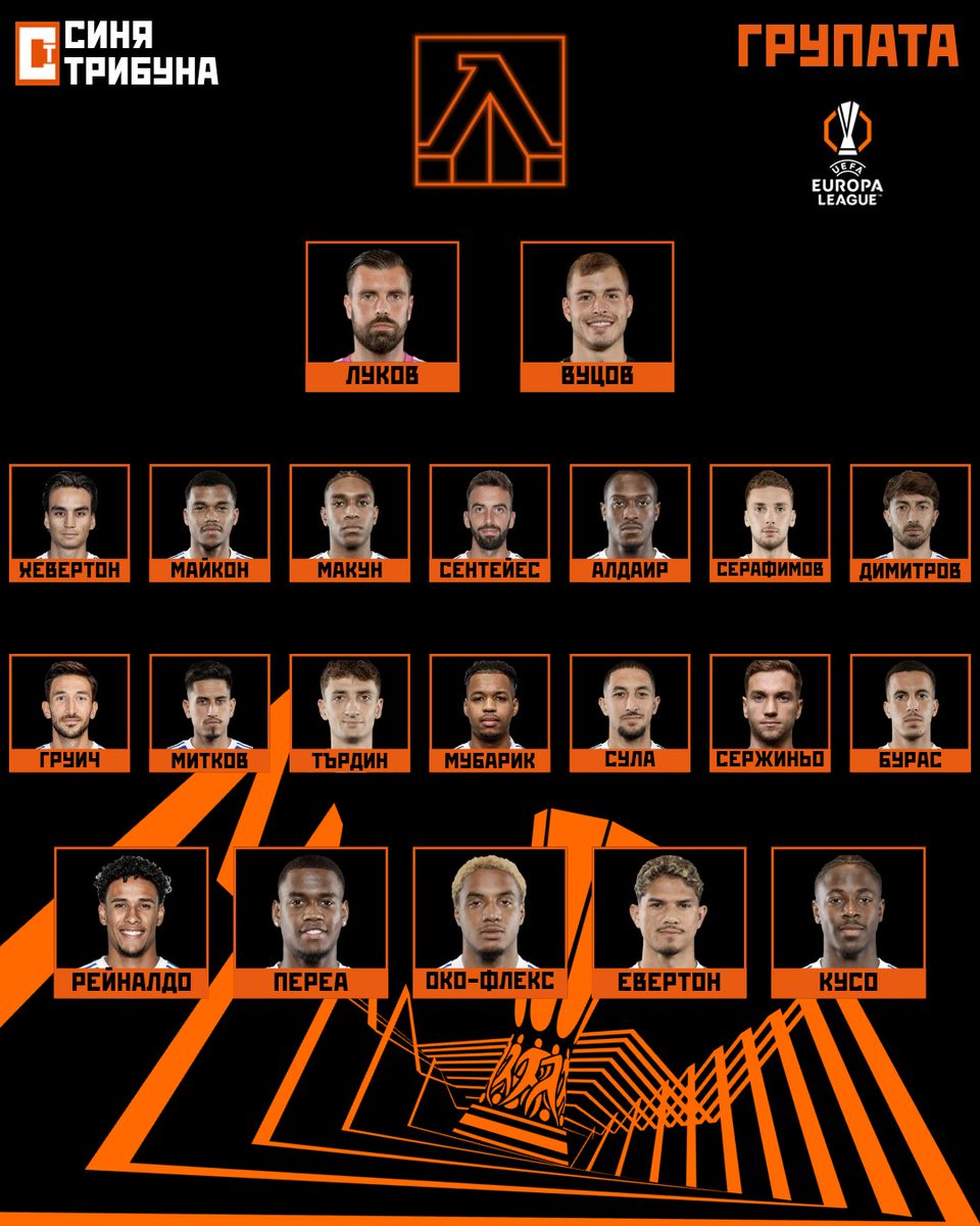 SinyaTribuna's tweet photo. The group for the league face of UEL. https://t.co/piLyhkLZfD
