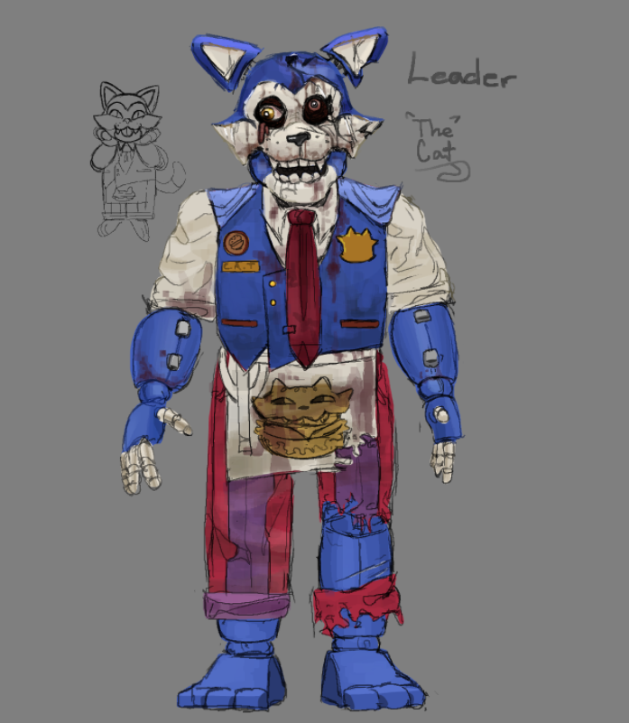 EefWow's tweet photo. my first.. um.. grimworks concept of leader!..skin..the cat https://t.co/ProP1qhGfL