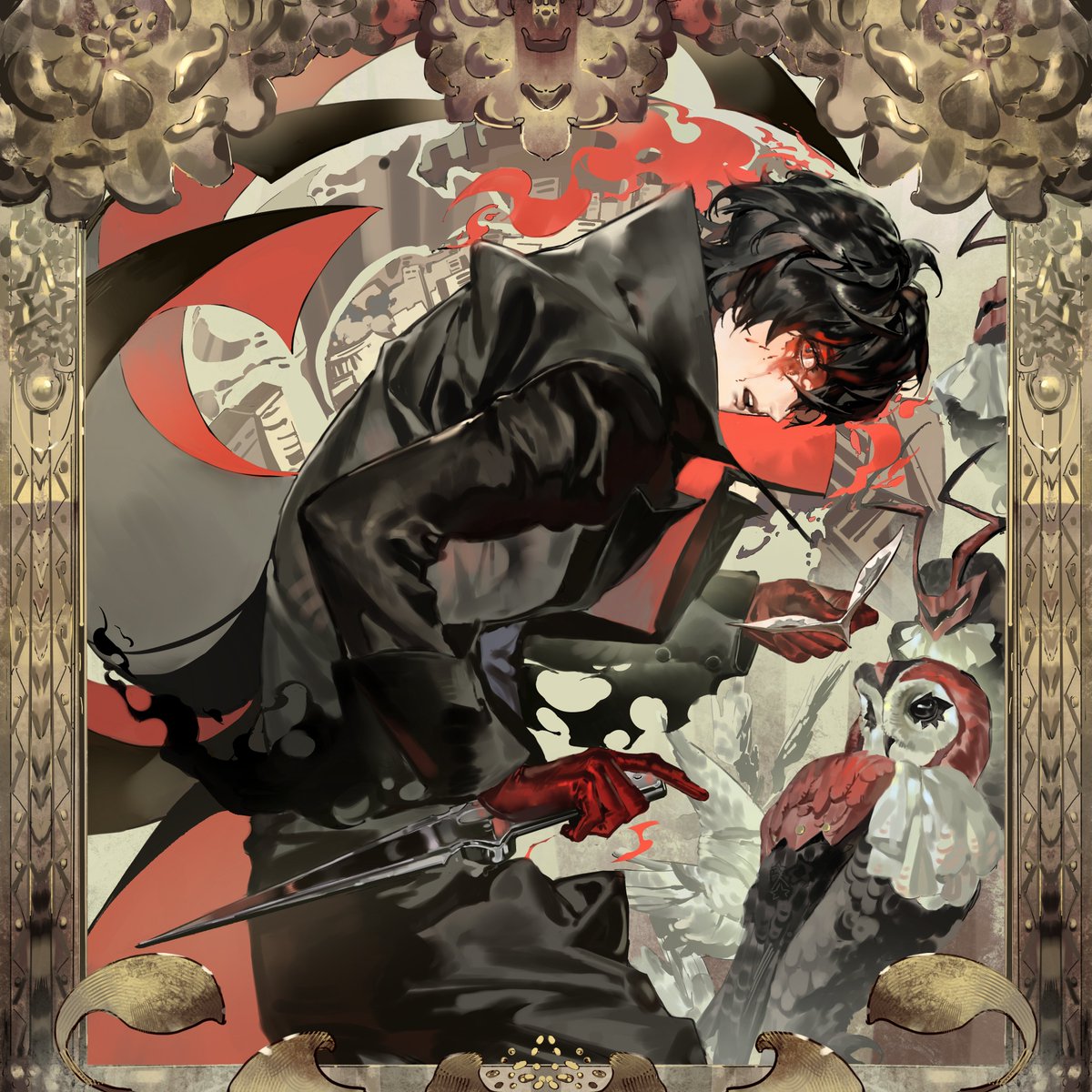 JHxe88's tweet photo. #shuake  #主明  #p5r https://t.co/zdJp4Ad3kQ