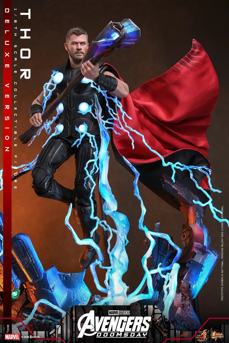 AvengersUpdated's tweet photo. Hot Toys has unveiled Thor’s collectible figure for ‘AVENGERS: DOOMSDAY’ https://t.co/HdCxZwMCJB