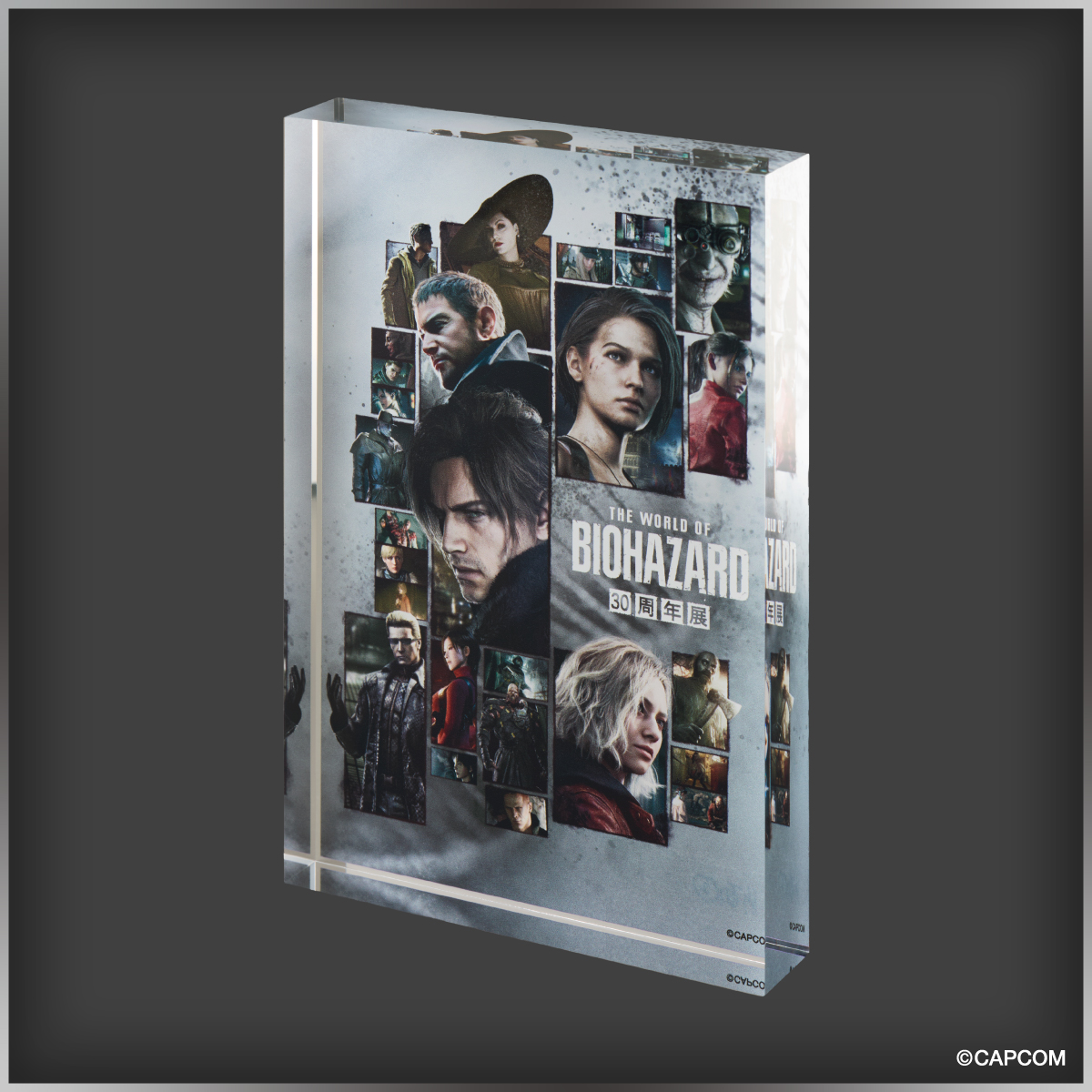 BIO30th_ex's tweet photo. ◤￣￣￣￣￣￣￣￣￣￣￣￣￣￣￣￣￣
 THE WORLD OF BIOHAZARD30周年展
オリジナルグッズ一部公開🚨
＿＿＿＿＿＿＿＿＿＿＿＿＿＿＿＿＿◢

✦30周年展キービジュアルアクリルブロック✦

展覧会のキービジュアルが重厚感のあるアクリルブロックになって登場！

🔗https://t.co/cjHueBgt3Q

#REBHFun
#REBH30th