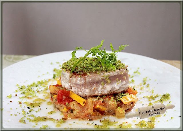 AndreeValence's tweet photo. Plat du jour
Thon aux légumes d'été confits au four et semoule
Une jolie assiette de poisson mariné cuit à la plancha accompagné de ratatouille
confite au four et de semoule.
Un plat plein de saveurs mais tout en légèreté.
https://t.co/RJDbaPVTR0
#thon #semoule #legumesdete https://t.co/1SdJNulOCv