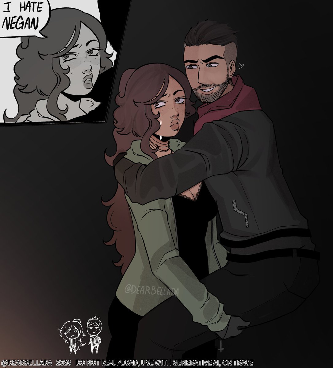 DEARBELLADA's tweet photo. when u hate ur pookie or sumn
[dw they r both stupid]
#twd #twdoc #myoc #yume #selfinsert #originalcharacter #yumeship #selfship #negantwd https://t.co/QWhBFAYTuN