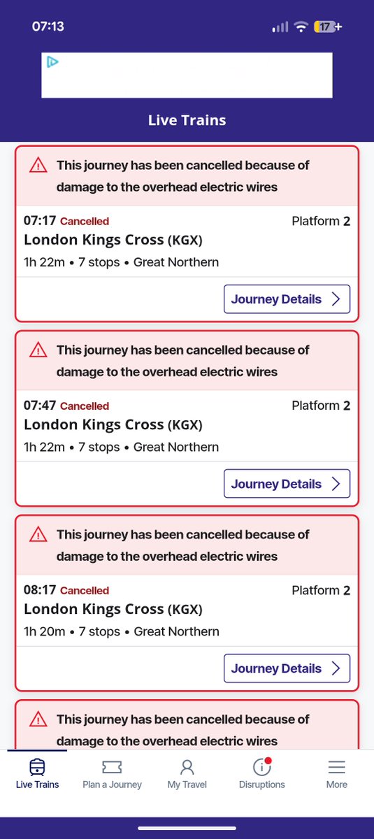 skillbreezy's tweet photo. @nationalrailenq Ely to Kings Cross using the nre app https://t.co/DZWPagxOxj