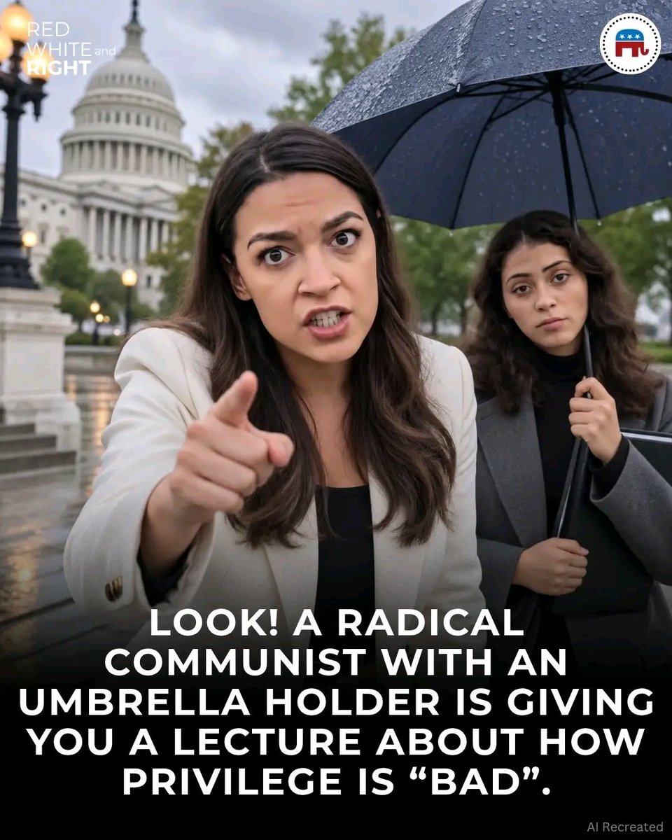 caddiesRod's tweet photo. Some rich elitist with an umbrella holder is lecturing you about privilege. The irony is so thick you could cut it with a knife. These people live in mansions, fly private jets, and preach poverty to the rest of us. Classic radical hypocrisy. https://t.co/ktT132pgn2