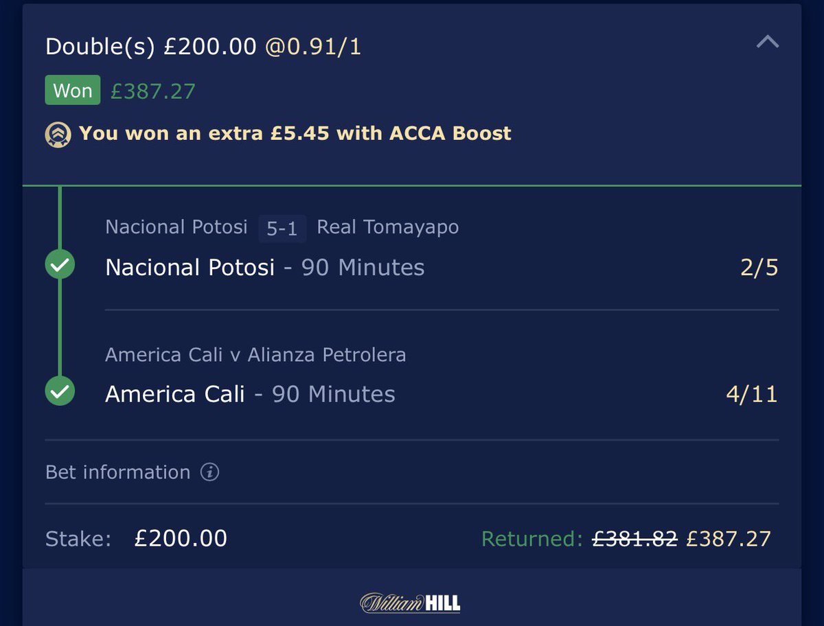 choicebetsuk's tweet photo. 🔥💥 BOOOOM — ULTRA BANKER DOUBLE LANDS! 💥🔥
Another one safely in the bag! ✅✅
⚽ Nacional Potosí — WIN ✅ 5-1
⚽ América de Cali — WIN ✅
💷 STAKE: £200
💰 RETURN: £387.27
📈 PROFIT: £187.27
🔒 2/2 — DOUBLE LANDED!
🔥 The run continues!
#FootballTips #UltraBanker #BankerDouble #Winner #BettingTips #ChoiceBetsUK #BOOM