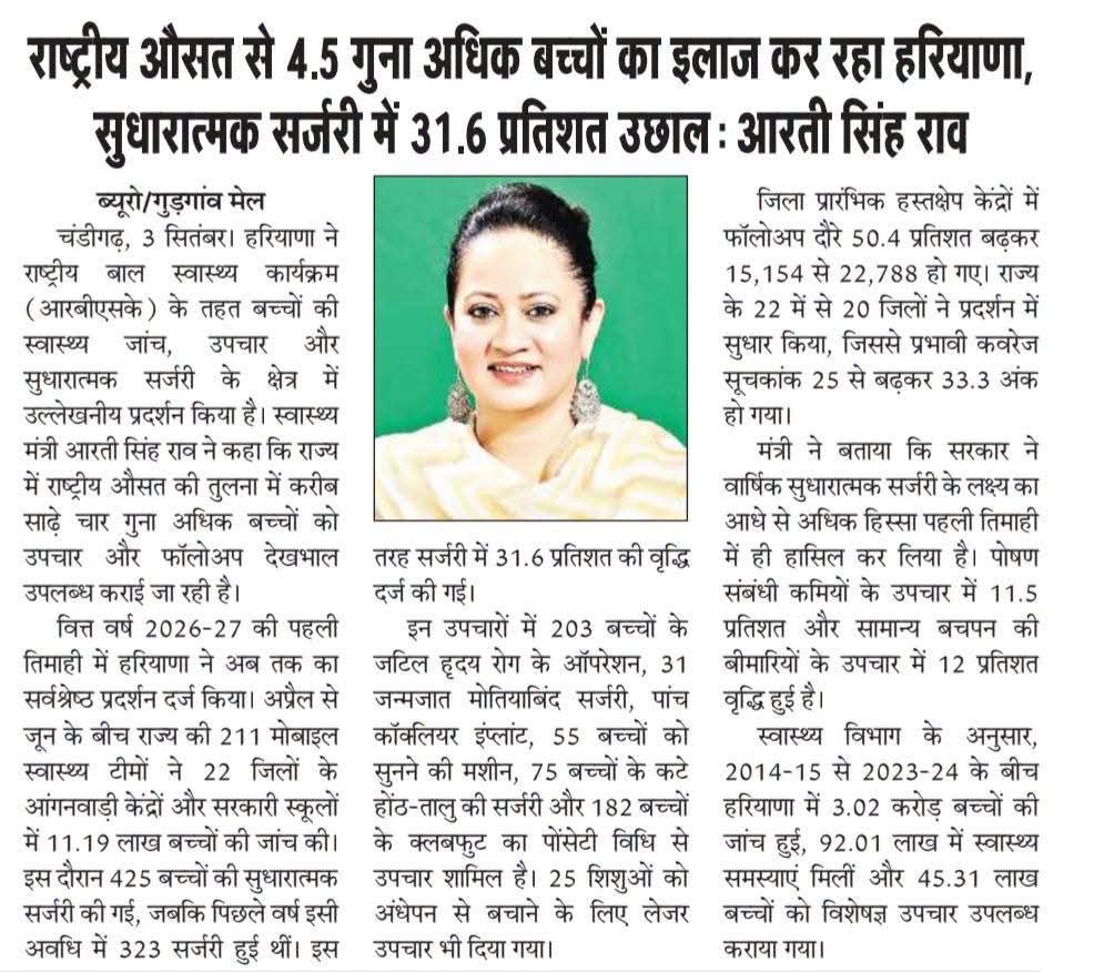 NHM_Panipat's tweet photo. #HealthforAll #NHMHaryana #RBSK https://t.co/TTixID1msd