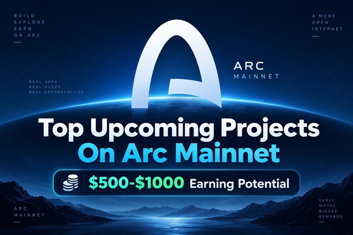 Airdropinsider_'s tweet photo. 💎 Earn $500–$1000 From Upcoming Arc Ecosystem NFTs

There are already several NFT collections building around @arc, and some are still early enough to get on the radar before the crowd arrives.

Approx Entry range: $0–$5 (*Based on the expected mint cost)

Here’s the 10 Upcoming NFTs watchlist 👇

1️⃣ @ShadowRoninARC
→ 3,500 cinematic Ronin
→ 12 clans

2️⃣ @arckitties
→ 2,222 fully on-chain pixel cats
→ 1 USDC public mint
→ No allowlist

3️⃣ @Arcins__
→ 10,000 tiny sprite characters
→ Expected mint: ~0.5–1 USDC

4️⃣ @ArchAngelsOnArc
→ 3,333 fully on-chain angels
→ 2.22 USDC mint
→ 2,222 WL spots

5️⃣ @Orixaxyz
→ 5,000 Orixians
→ Native marketplace + Arc launch hub

6️⃣ @onchainsharc
→ 5,432 onchain Sharks
→ One of the early Shark collections on Arc

7️⃣ @ARChitects_xyz
→ 6,666 pixel architects
→ WL through activity, content & collabs

8️⃣ @hizuminft
→ Anime-inspired collection
→ Reality-distorted aesthetic

9️⃣ @ArclingsNFT
→ 6,283 fully on-chain 1-bit characters
→ CC0 + merge engine

🔟 @arcangels_
→ NFT + memecoin ecosystem
→ Building on Arc

I’m personally keeping these on my radar and will try to secure spots for as many as possible for my community.

⚠️ Remember Early ≠ guaranteed profit. Mint prices, dates, WL rules and demand can change, so DYOR before minting.

📌 Bookmark this.

Which one are you betting will make the most noise on Arc?