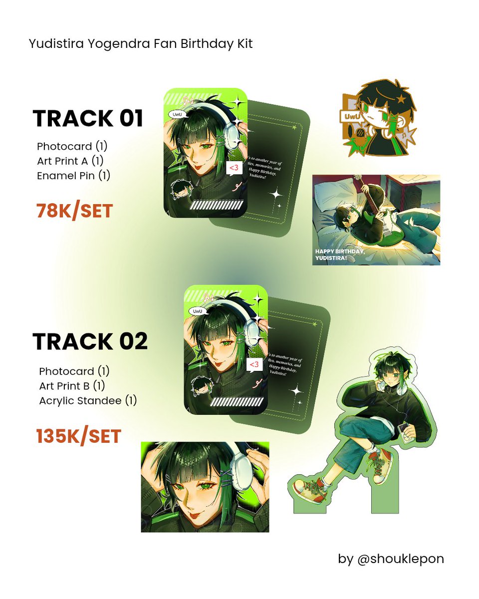 shouklepon's tweet photo. ♡ &amp; ↻ appreciated!

🎧 YUDISTIRA IN STEREO — Birthday Kit PO + GIVEAWAY by @shouklepon

Press play and celebrate Yudistira’s special day with a little collection inspired by music &amp; moments that make it special. ✦₊˚

🗓 4–10 Sept 2026
🛒 https://t.co/mSD2y93wky

GA info ↓↓ https://t.co/3D4UG5aAVp
