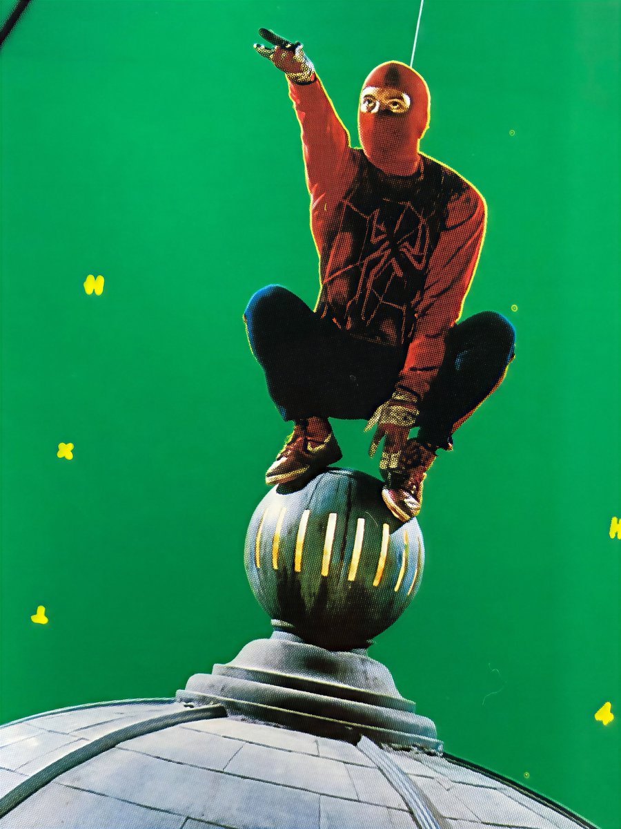 TheVsk_'s tweet photo. BTS shots from the very first Spider-Man movie Spider-Man (2002) https://t.co/6ZhDUoVxE1