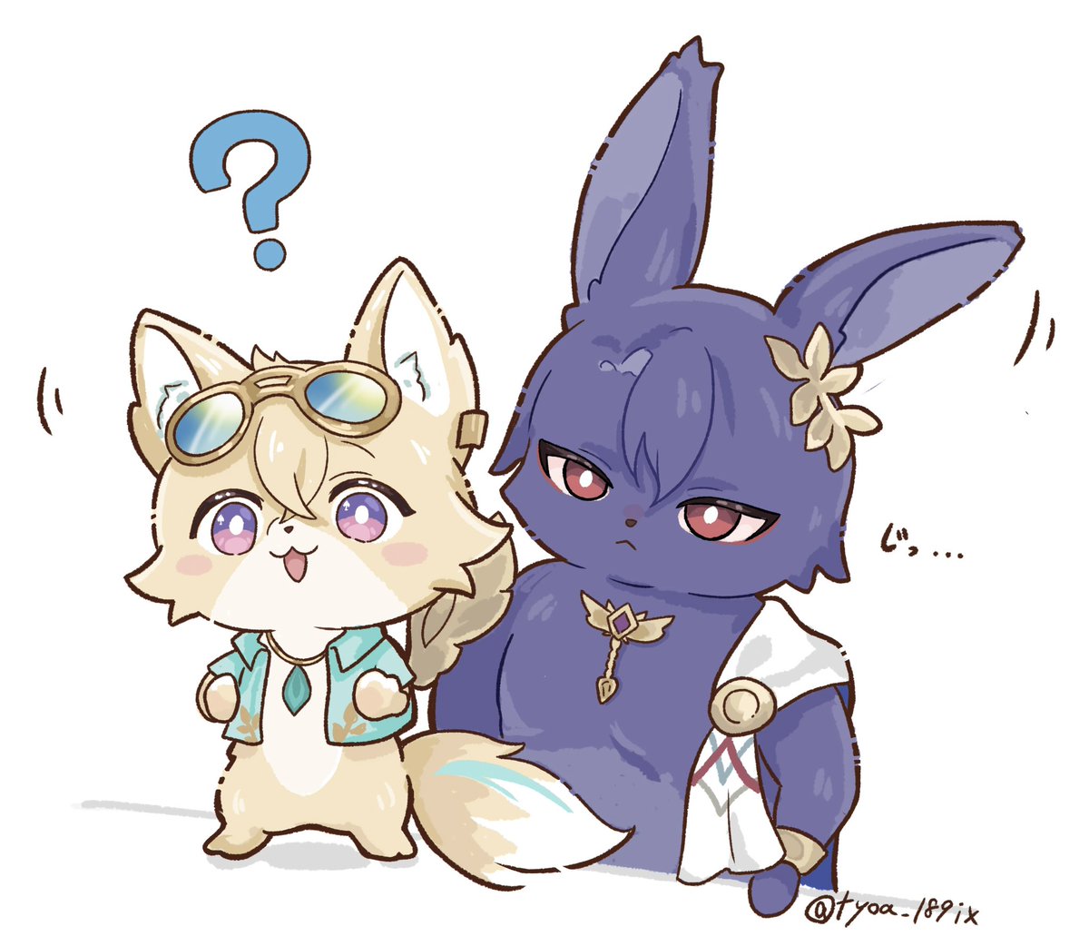 tyoa_189ix's tweet photo. 🐰🦊ﾚｲﾁｭﾘのお耳が可愛い https://t.co/zcptDOOu33