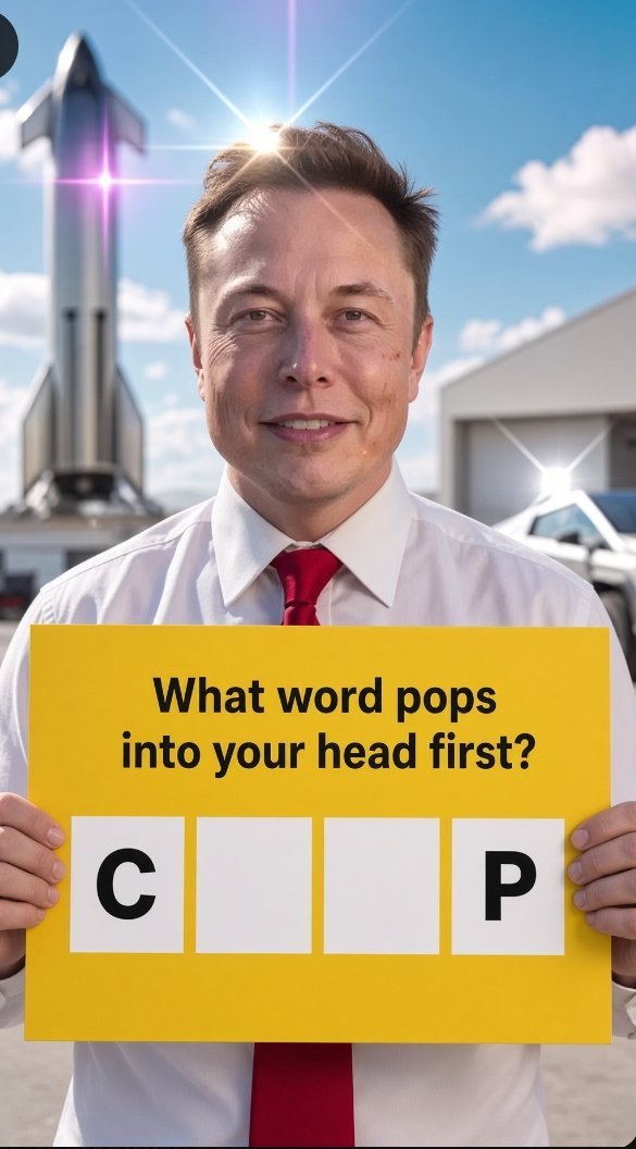 EarthySoulX's tweet photo. 🧠 Brain Test! C _ _ P — Solve it in 5 minutes and win $5,000! Go! ⏱️💰🔥 https://t.co/5xDFgGdpyg