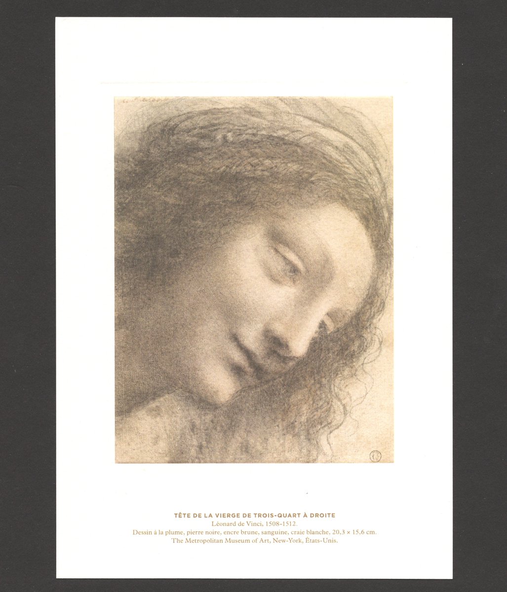 NavalWSE's tweet photo. Juste envie de poster quelque chose de Léonard de Vinci. Tête de la Vierge, dessin à la plume, pierre noire, encre brune, sanguine, craie blanche, 1508-1512.
Metropolitan Museum of Art, New-York, Etats-Unis.
#LeonarddeVinci #deVinci https://t.co/z6vtUjDcmZ