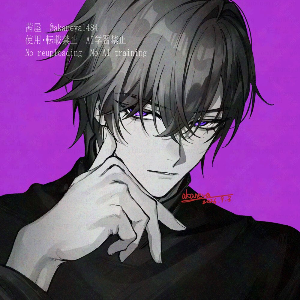 akaneya1484's tweet photo. スネージナヤ男子

（※ノイは元素不明のため目の色から赤にしています） https://t.co/oxHqSXuls5