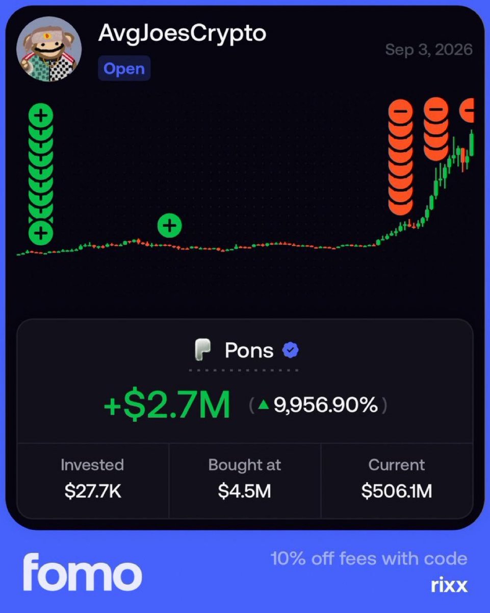 FalouFrases_'s tweet photo. This guy turned $27k into $3 million dollars with my $PONS call on telegram

Do not miss my next call, join link in bio. https://t.co/XV5QGxaeOH