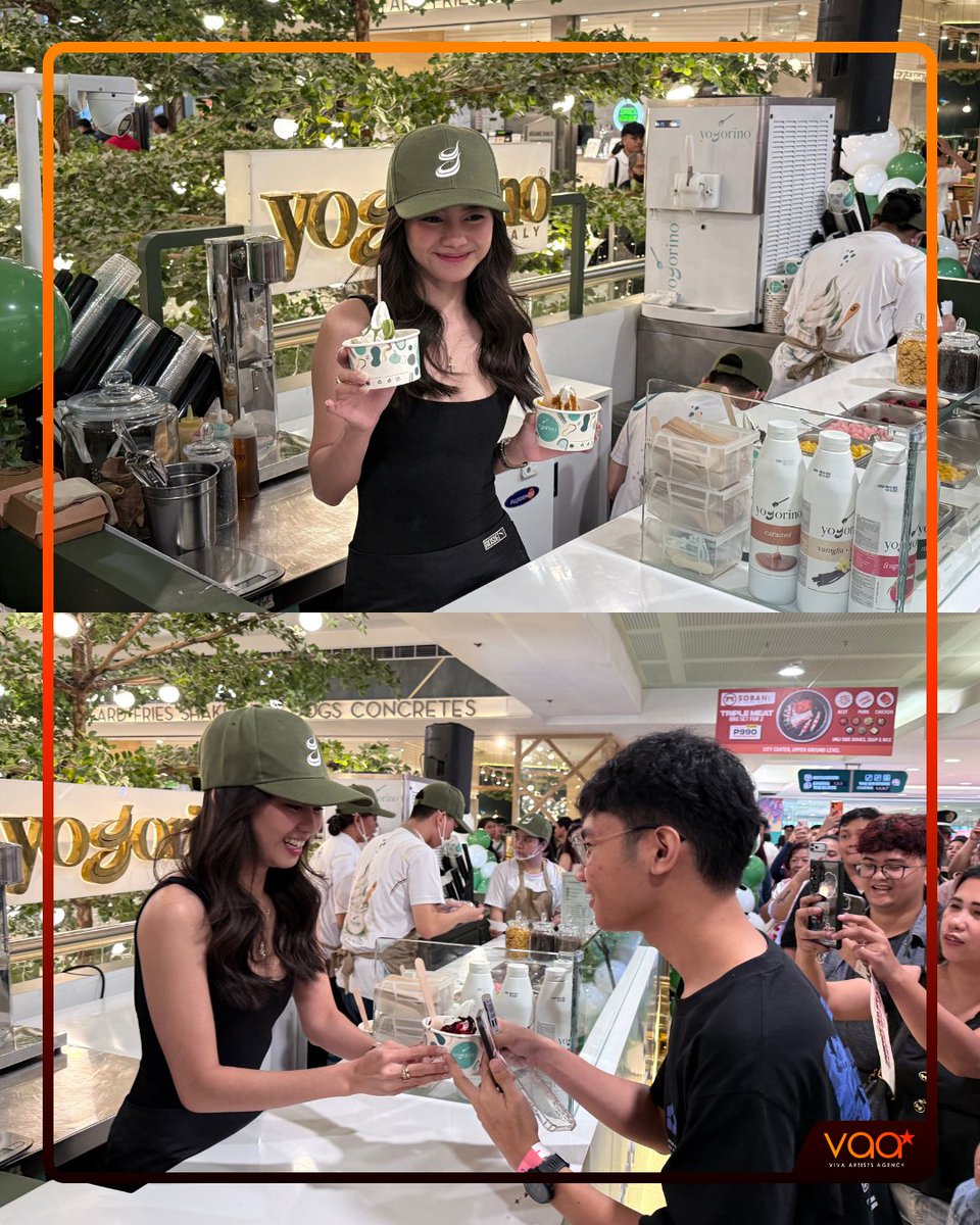 VivaArtists_'s tweet photo. Making the Yogorino opening extra sweet! 🍦💖 @ashtineolviga_  joins the celebration at Yogorino SM North EDSA!

Come through and get your @YogorinoPH  fix! ✨ https://t.co/HNNFGlo5qn