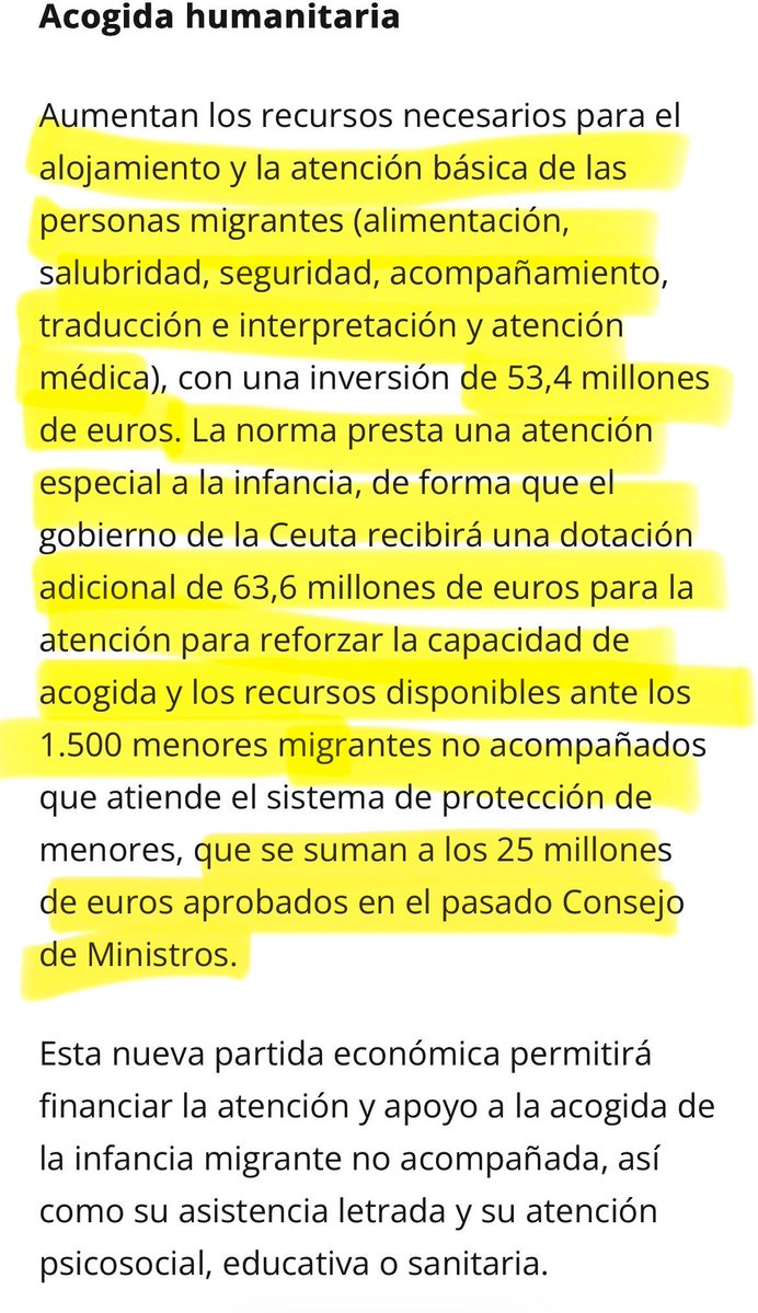 PabloCamPiq's tweet photo. ⭕️ Esto este martes 1-9-26. PAGAN USTEDES. 90.000.000€

🚨 Para los niños ceutíes: no vacaciones, miedo, coles okupados (meados y cagados)  y padres destrozados.

🚨 Para los MENAS marroquís:
-Alojamiento.
-Manutención.
-Seguridad.
-Salubridad.
-Atención Médica.
-Abogado.
-Psicólogo. Etc…👇🏼