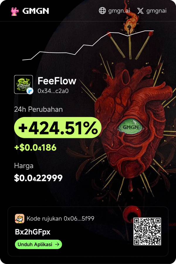 0xCatCap's tweet photo. NDA/DYOR 
The ticker is $FeeFlow 

https://t.co/D38VGScEGm https://t.co/gLHTEGNKFw
