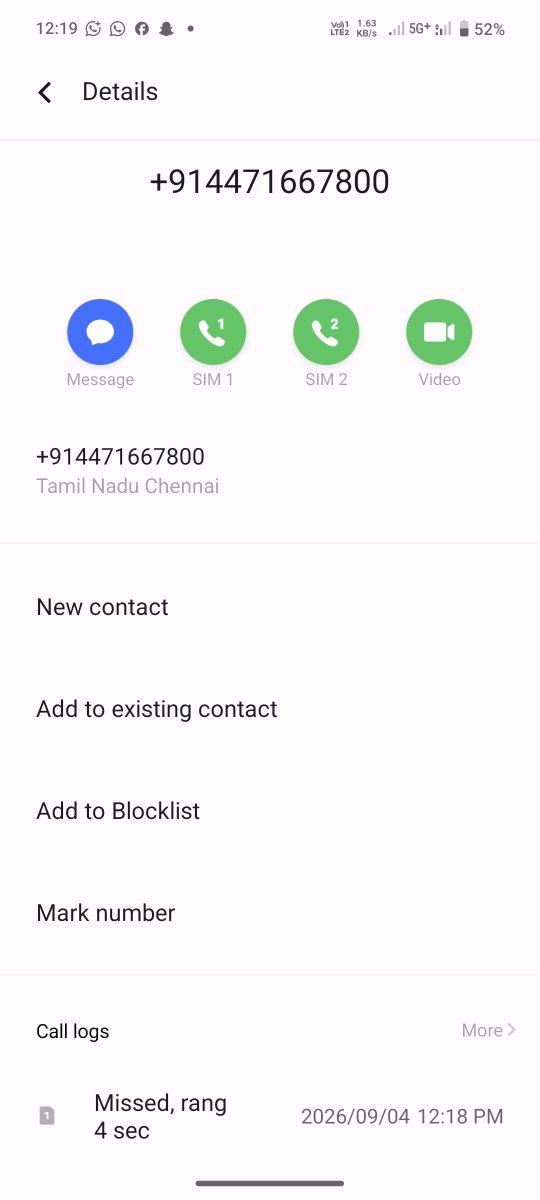 Sunilk3449's tweet photo. Hello @Hello @flipkartsupport @jagograhakjago kya ye h aapka call back or team support only 4 second ka missed call or baad me aap bolte ho ki customer call attend nhi kar raha hai @jagograhakjago please take a strict action against @flipkartsupport @Flipkart @nch1915 https://t.co/WKLozEzI8y