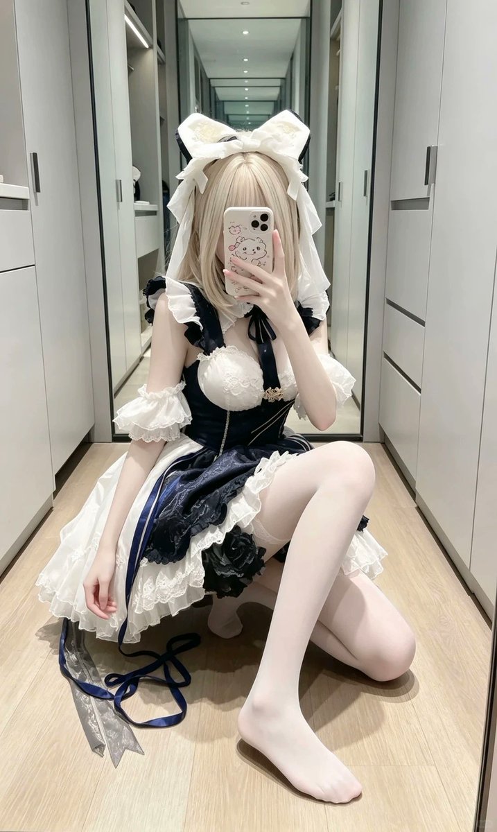 wuyouhm's tweet photo. 镜子把走廊拉得很长，我只负责慢慢换姿势。
四张里，你的视线最后停在哪一张？

#cosplayㅤㅤㅤㅤㅤㅤㅤ https://t.co/VKscW0P58c