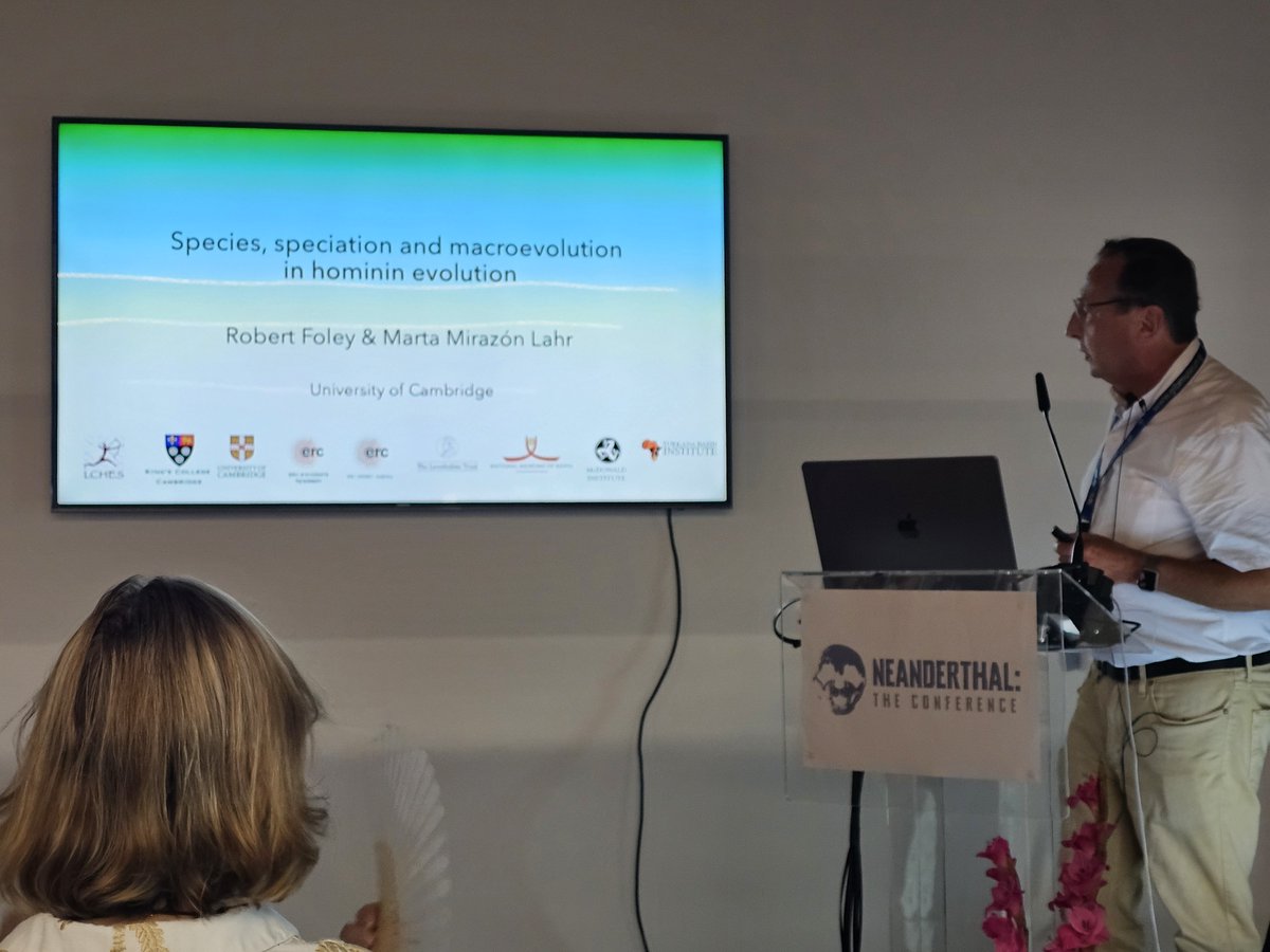 CalpeConference's tweet photo. Day 3 of the 30th #CalpeConference begins with Prof Rob Foley of @Cambridge_Uni:
🧬 “Species, speciation and macroevolution in hominin evolution”
#Neanderthals #HumanEvolution #Calpe26 https://t.co/mFFE7ordiU