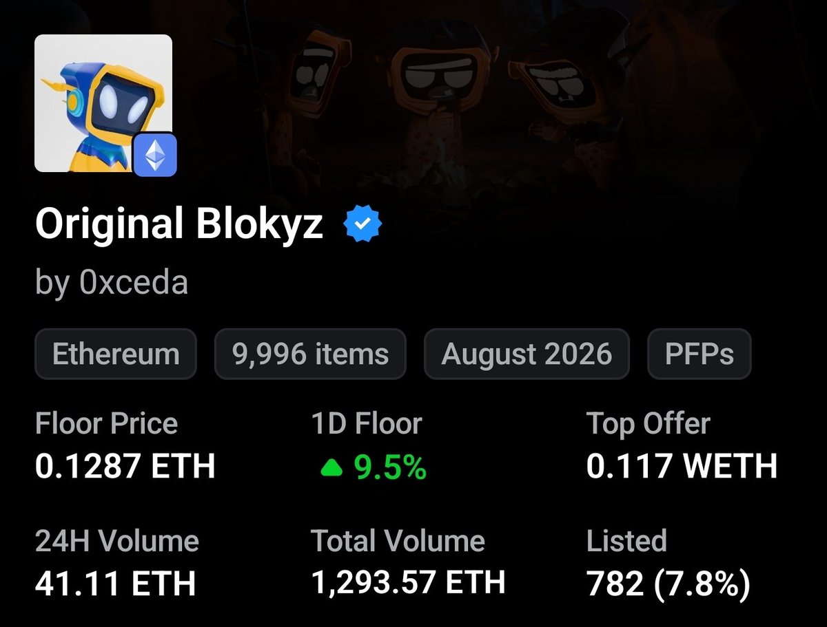 Escrovana's tweet photo. Giving away 2x NFT's for @OriginalBlokyz

To Enter:
1. Follow @Escrovana
2. Like + RT this post
3. Drop wallet + tag 3 friends
4. Must Join discord: https://t.co/4oAP9EY0l9

Ends in 48 hrs https://t.co/W0yHwrVqAZ