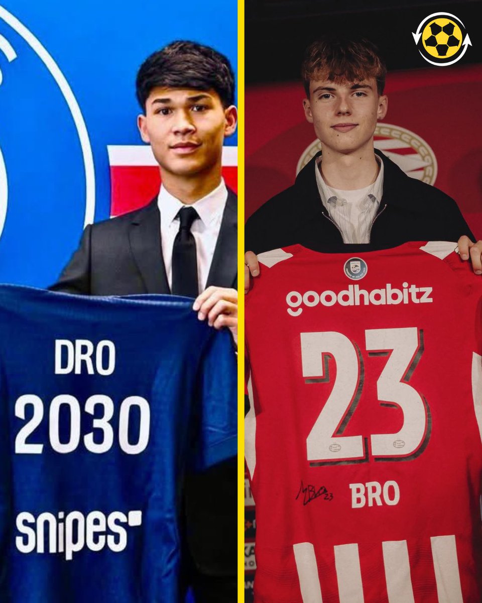 DeadlineDayLive's tweet photo. 🇫🇷 PSG signed Dro
🇳🇱 PSV signed Bro https://t.co/Rtt5HcrSyY