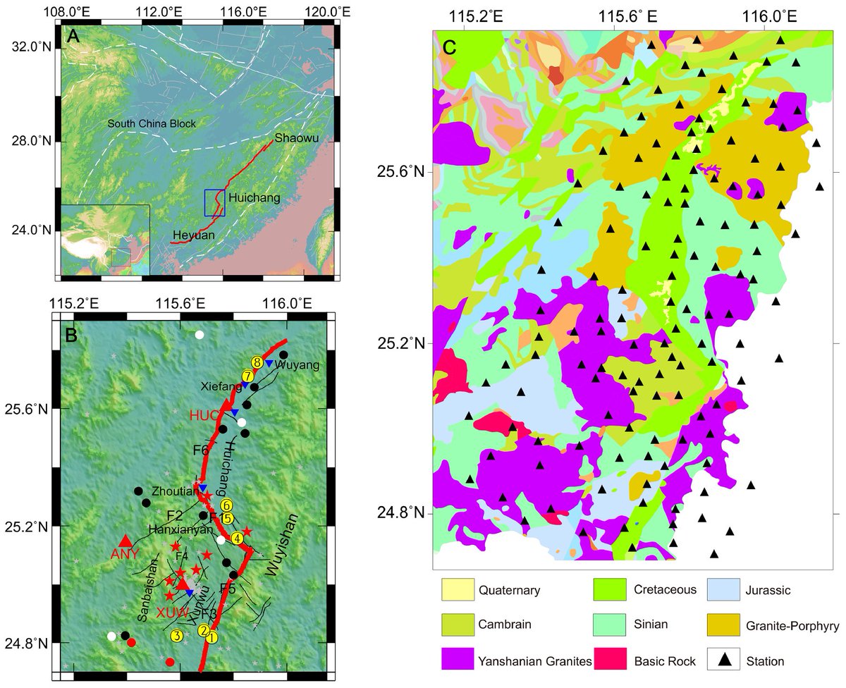 SCES1950's tweet photo. Geothermal genesis mechanisms in the Huichang-Xunwu area: Constraints from joint inversion of ambient seismic noise and gravity data
https://t.co/v4TLUWS9ue https://t.co/S0jqHNBU8G