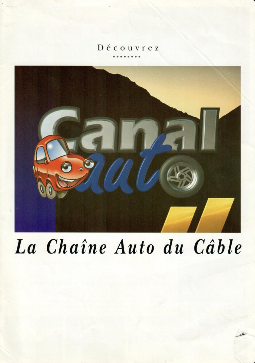 fellague's tweet photo. Focus, pour finir la semaine, sur Canal Auto, diffusé sur TPS et sur le câble à la fin des années 1990.

#TV #DTH #Cable #Satellite #TPS #LyonnaiseCable #CanalAuto #Auto #Canal #Television #PetitesAnnonces #Tecsol
(c) Visuels Canal Auto https://t.co/8MqMqMk4tL