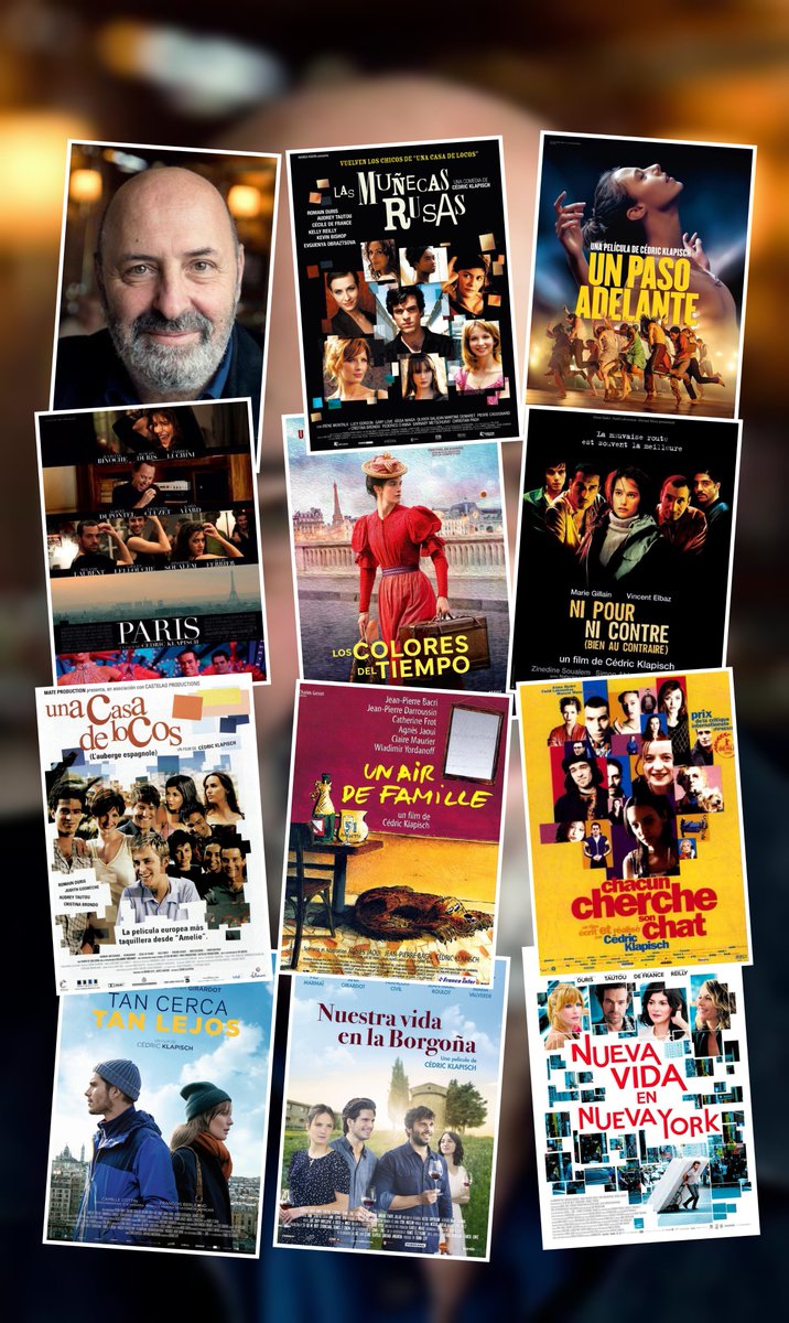 Lito751's tweet photo. Cuál es tu película preferida de Cédric Klapisch?  What's your Cédric Klapisch movie? 🎉🎊🎂🎈 (4 de septiembre de 1961)

#favoritefilm
#peliculafavorita 
#cumpleañosfeliz 
#happybirthday 
#cedricklapisch https://t.co/O46SQinXnb