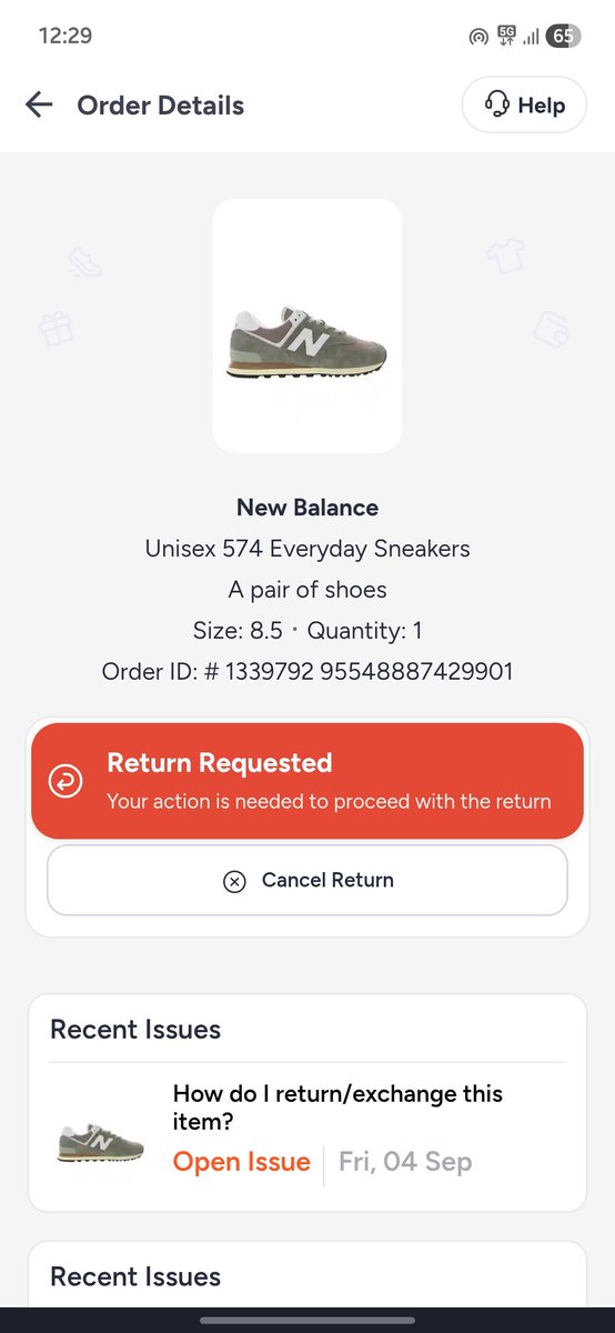 Rahulkr134's tweet photo. @MyntraSupport @newbalancein Received a completely wrong product against my order. I ordered New Balance shoes, but received a different product. Return request is already open. Please resolve this urgently and issue a full refund. Order ID: 13397929554887429901 https://t.co/PaZLKZrYir