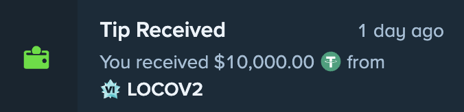 locov2's tweet photo. $10,000 TIP ANYONE? 🚨

This is what my Players get under code:
https://t.co/p1inX9Jy1Q 💎

- What would you do if you got this? 💸

Drop your reply + @Stake username. Tipping some.
