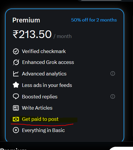 aniruddhatweet's tweet photo. @ikpsgill1 you are not monetized on X with that blue tick of your https://t.co/AZ2JqW5WLE