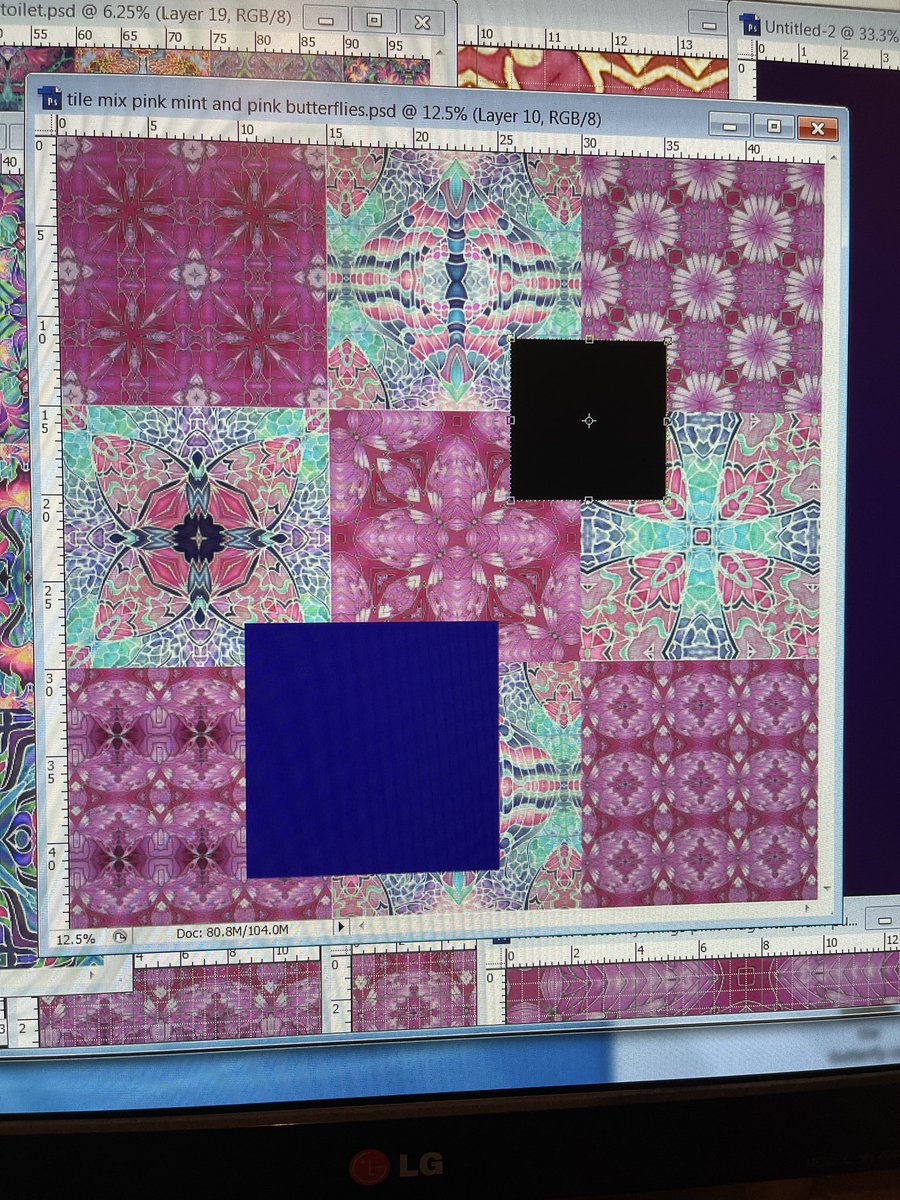 meikiecakie's tweet photo. Fun designing tile mixes. Tuning into the look the customer is hoping to achieve. #bathroommakeover #eclectic #maximalism #pinktiles #bebold ….. find me at Meikie Designs https://t.co/leMHPowh4m