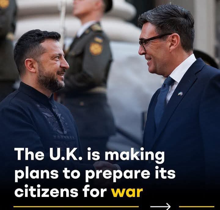 Blessedreact's tweet photo. The U.K. government is making a
handbook to prepare its citizens for major emergencies, including a war with Russia, cyberattacks or severe weather, the Financial Times has revealed.
It comes as Russia warned that the U.K. was "playing with fire" by helping Kyiv develop... https://t.co/I3uLkH7jTQ
