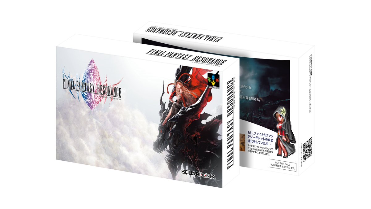 FFRS_JP's tweet photo. ＼ #TGS2026 出展情報！🎁 ／

TGS2026のスクウェア・エニックスブースにて『ファイナルファンタジー レゾナンス』コーナーが登場！✨

ブースで試遊していただいた方には豪華ノベルティをプレゼント！
📦 なんだか懐かしい『レトロパッケージ風BOX』
🃏 『FFTCG PRカード フィーナ』

TGSにお越しの際は、ぜひ『#FFRS』コーナーへお��ち寄りください！🎮